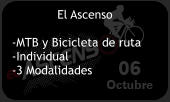 El Ascenso  -MTB y Bicicleta de ruta -Individual -3 Modalidades