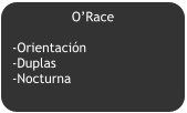 O’Race  -Orientación -Duplas -Nocturna