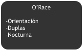 O’Race  -Orientación -Duplas -Nocturna