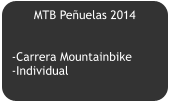 MTB Peñuelas 2014   -Carrera Mountainbike -Individual
