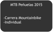 MTB Peñuelas 2015   -Carrera Mountainbike -Individual