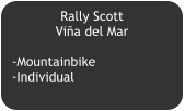 Rally Scott Viña del Mar  -Mountainbike -Individual