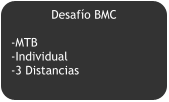 Desafío BMC  -MTB -Individual -3 Distancias