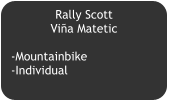 Rally Scott Viña Matetic  -Mountainbike -Individual