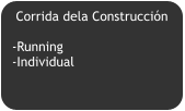 Corrida dela Construcción  -Running -Individual