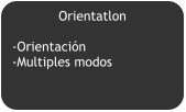 Orientatlon   -Orientación -Multiples modos