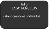 MTB   LAGO PEÑUELAS  -Mountainbike Individual