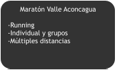 Maratón Valle Aconcagua  -Running -Individual y grupos -Múltiples distancias