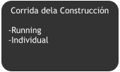 Corrida dela Construcción  -Running -Individual
